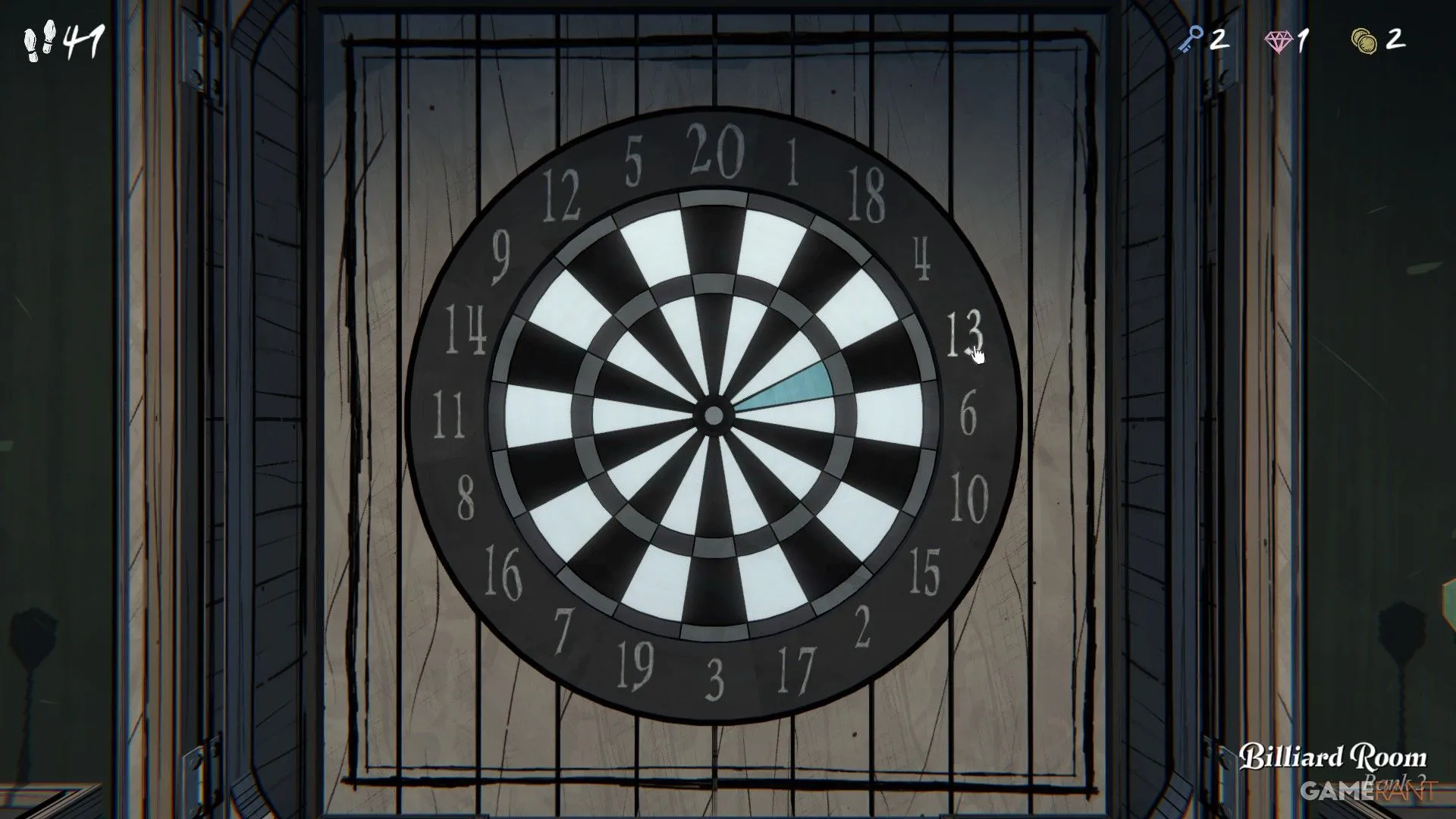 blue prince how to solve dartboard puzzle 2