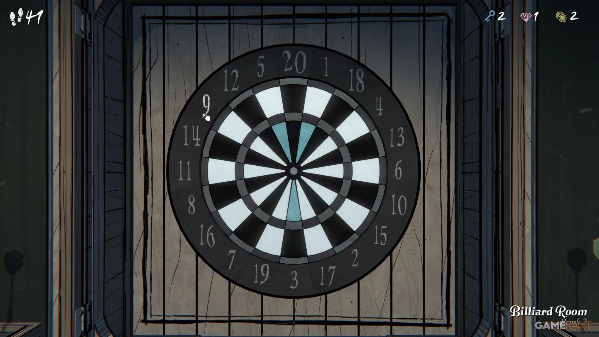 blue prince how to solve dartboard puzzle 3