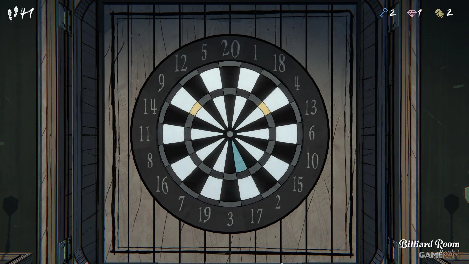blue prince how to solve dartboard puzzle 4