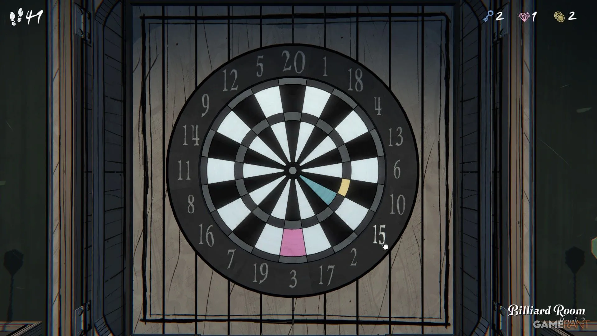 blue prince how to solve dartboard puzzle 5