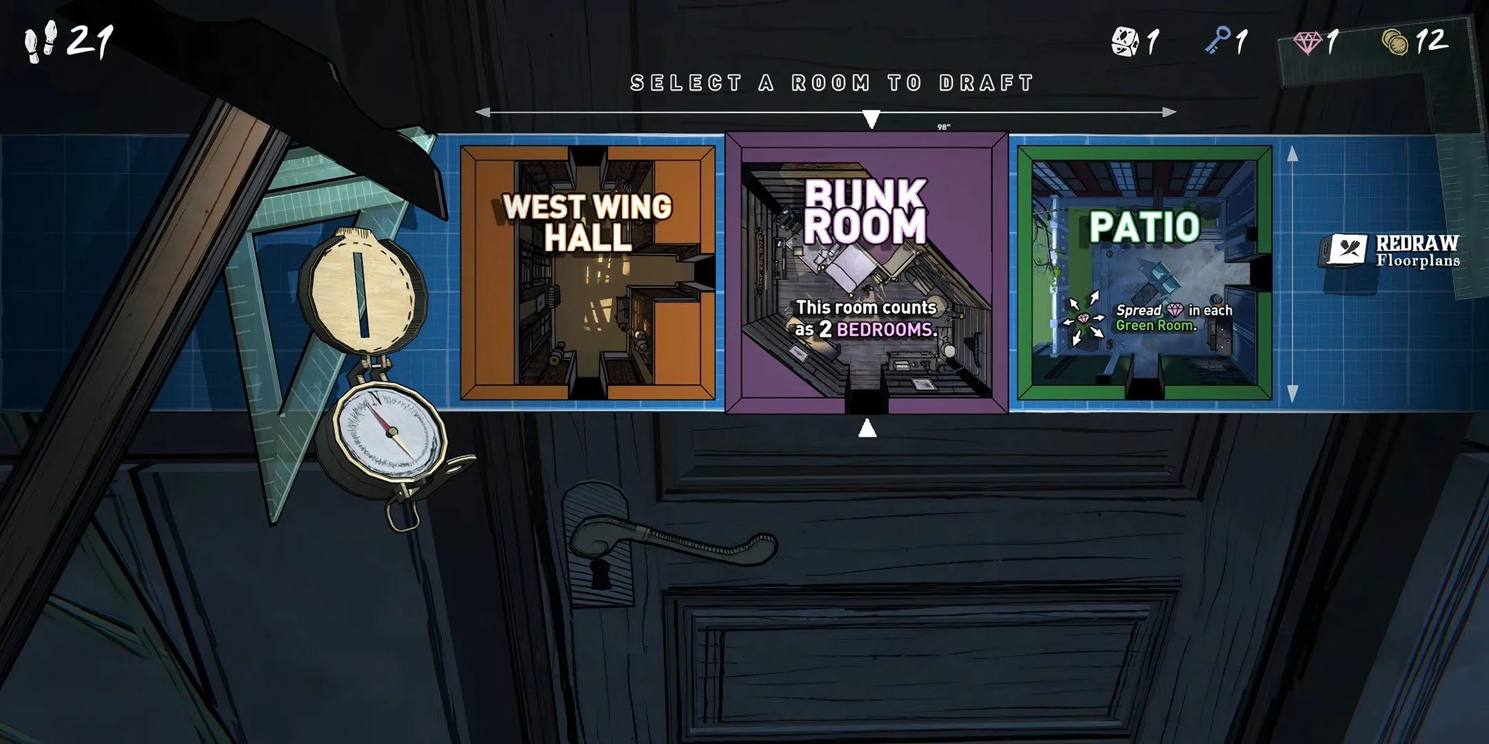 Blue Prince Menu