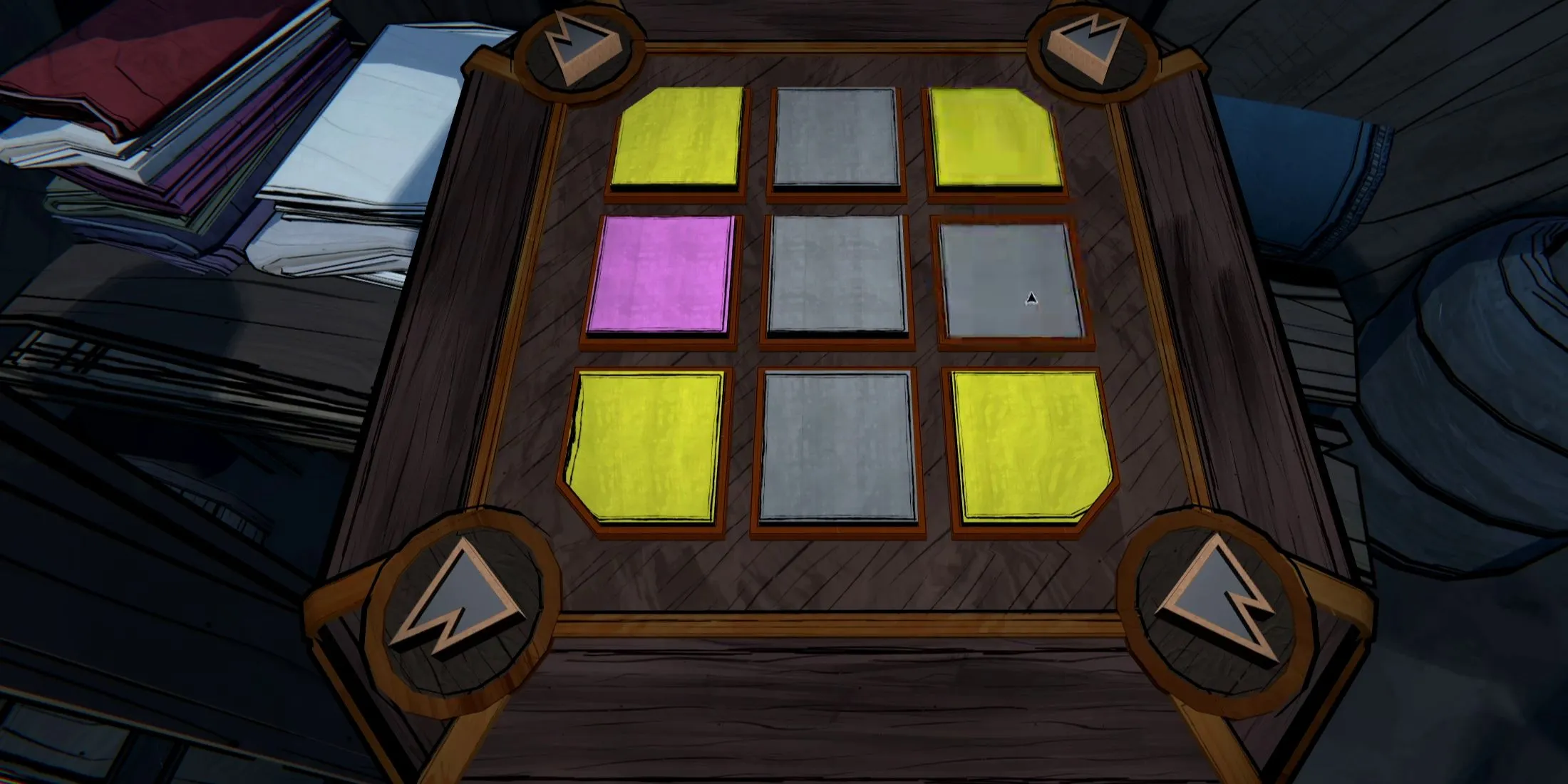 Correct Arrangement in the Trading Post Puzzle Correct Arrangement in the Trading Post Puzzle