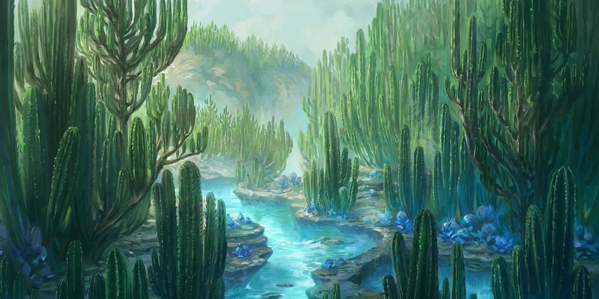 Botanical Sanctum art from Magic The Gathering by Jorge Jacinto Botanical Sanctum art from Magic The Gathering by Jorge Jacinto