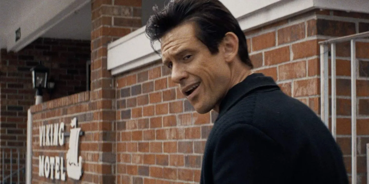 Boyd Holbrook as Johnny Cash smiling Boyd Holbrook as Johnny Cash smiling