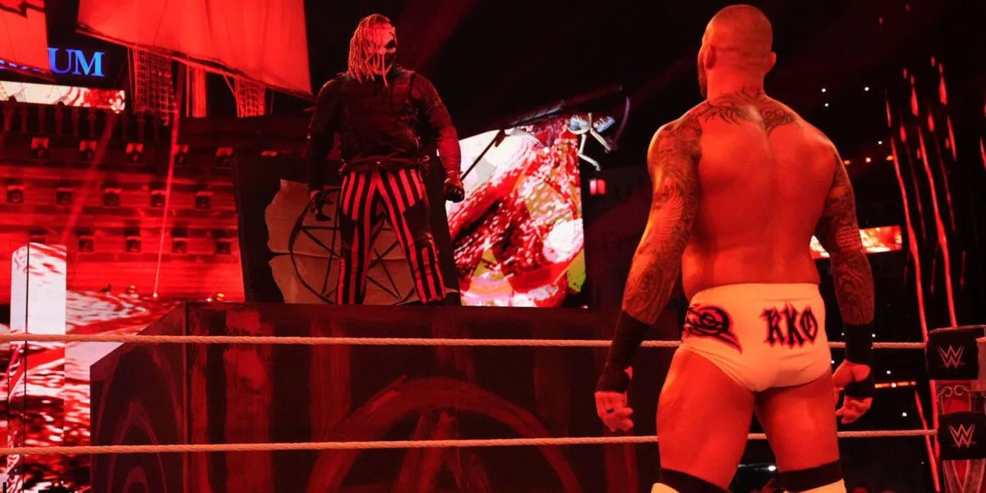 WrestleMania 37에서 The Fiend 역을 맡은 Bray Wyatt WrestleMania 37에서 The Fiend 역을 맡은 Bray Wyatt