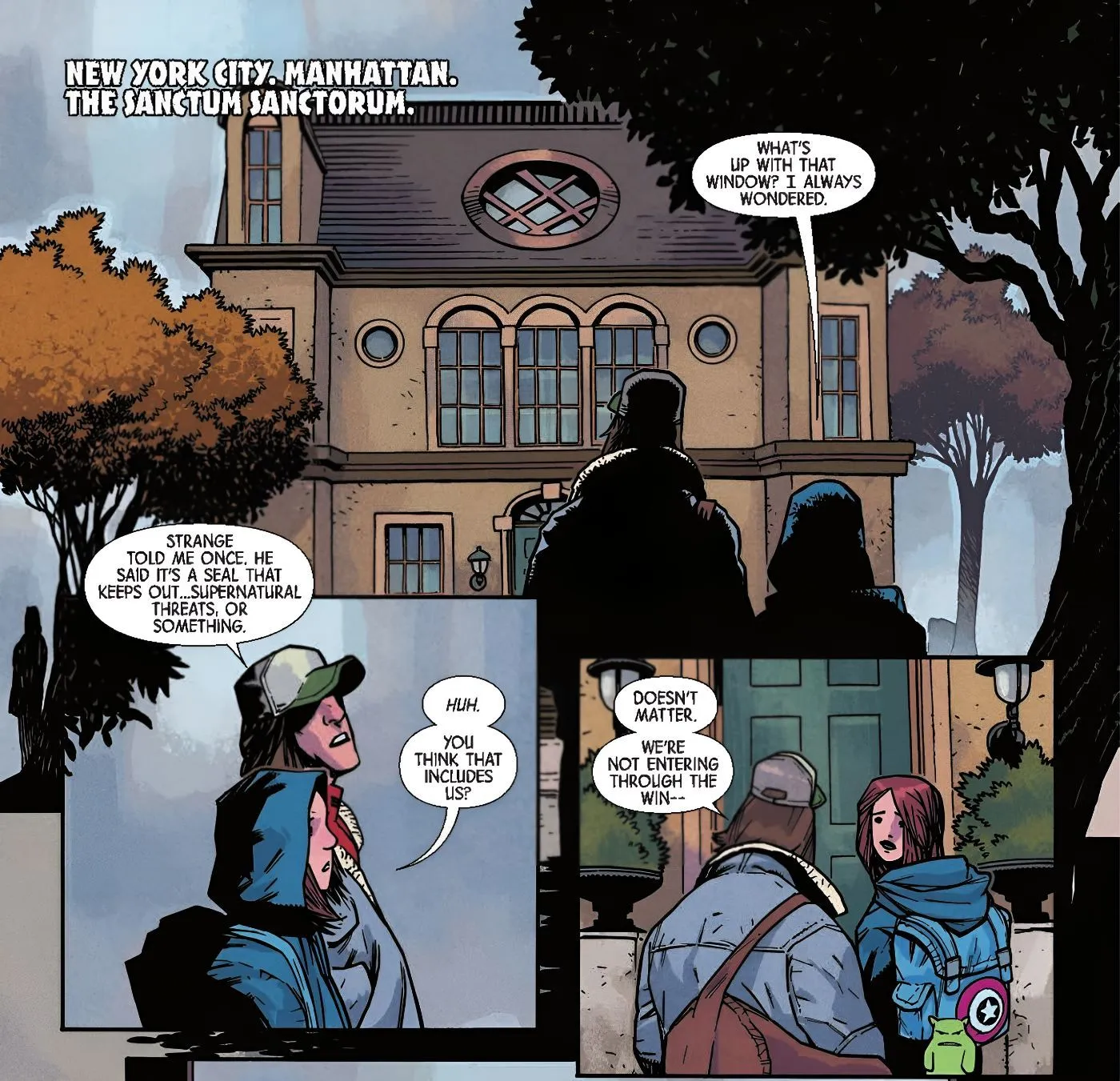 Bruce Banner and Charlie Tidwell Talk About the Sanctum Sanctorum Bruce Banner and Charlie Tidwell Talk About the Sanctum Sanctorum