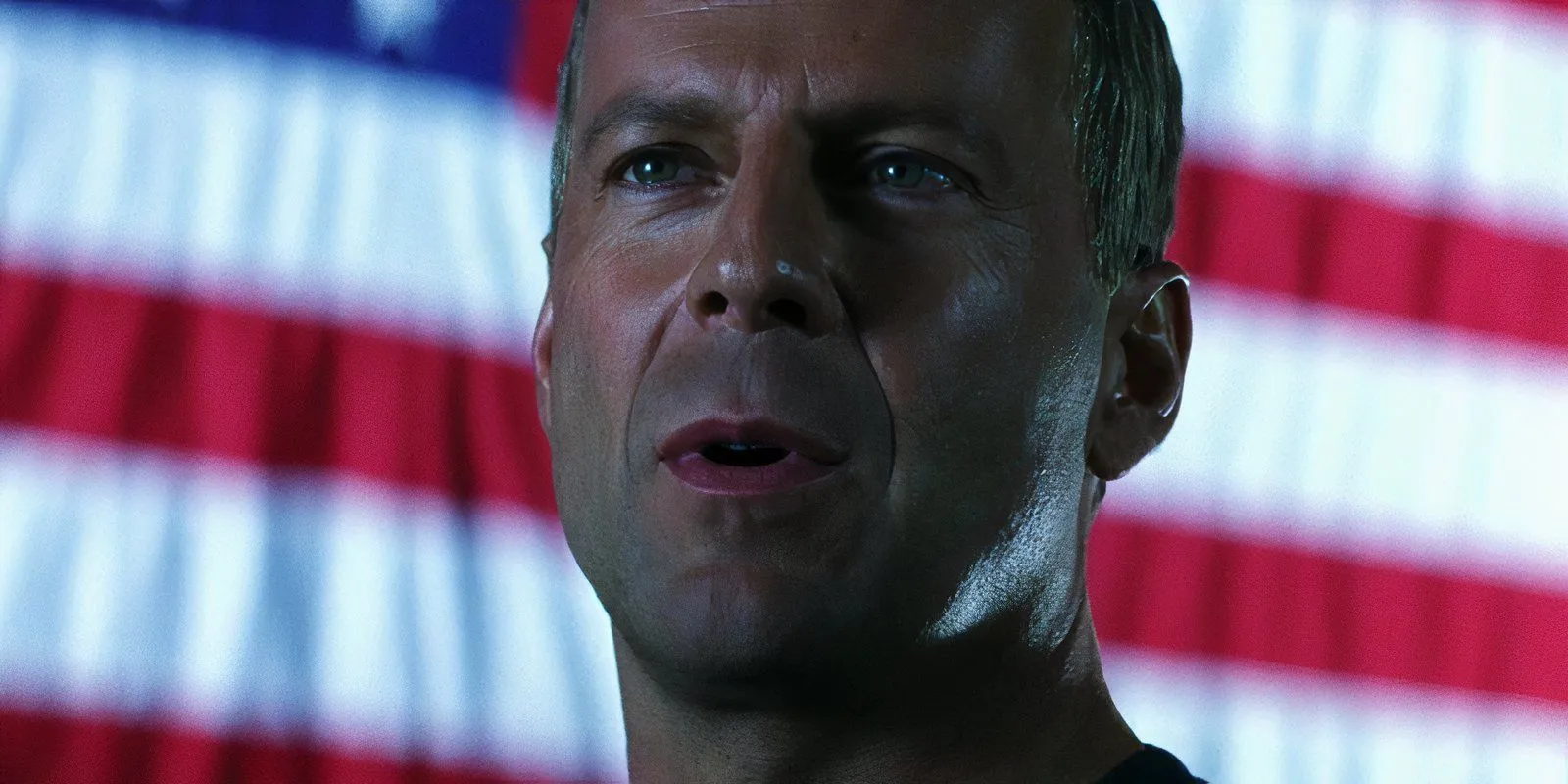 Bruce Willis in Armageddon Bruce Willis in Armageddon