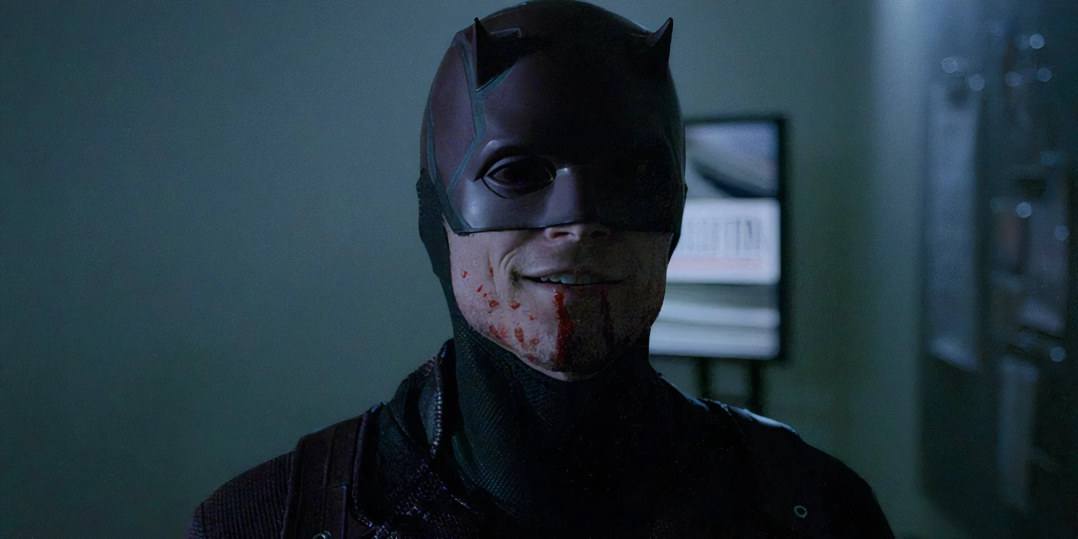 Bullseye Smiles in Daredevil Season 3 Bullseye Smiles in Daredevil Season 3