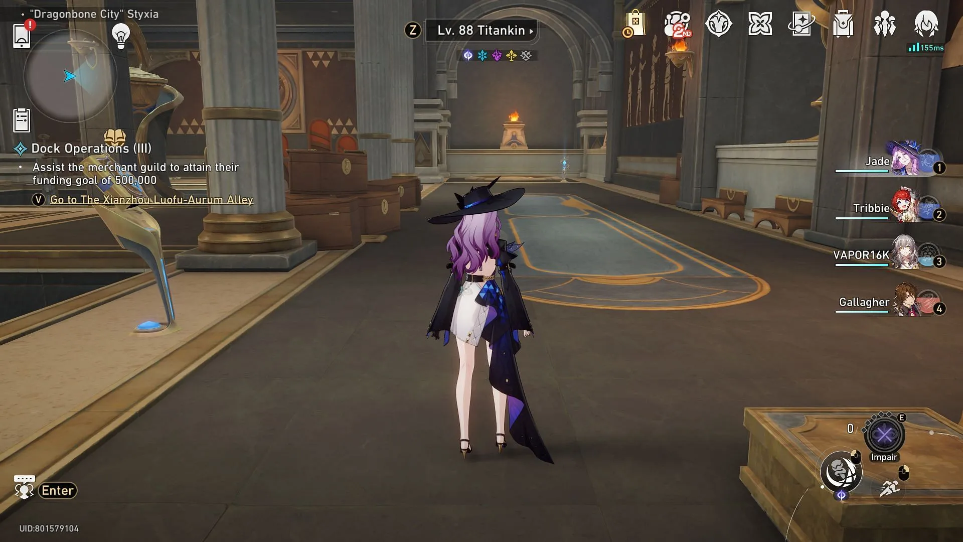 Go straight to the elevator (Image via HoYoverse) Go straight to the elevator (Image via HoYoverse)