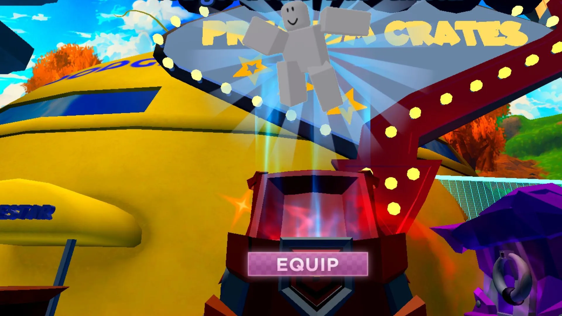 Open Mythical Crates to get emotes and cosmetics (Image via Roblox) Open Mythical Crates to get emotes and cosmetics (Image via Roblox)