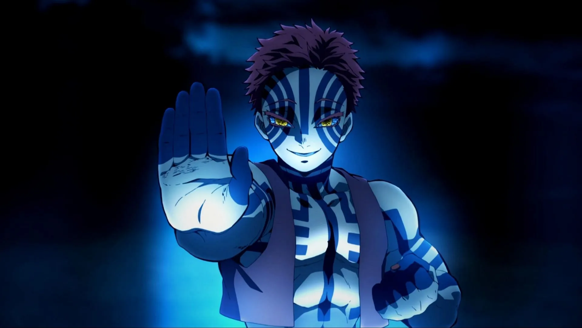 Akaza represents Wrath in Demon Slayer (Image via Ufotable)
