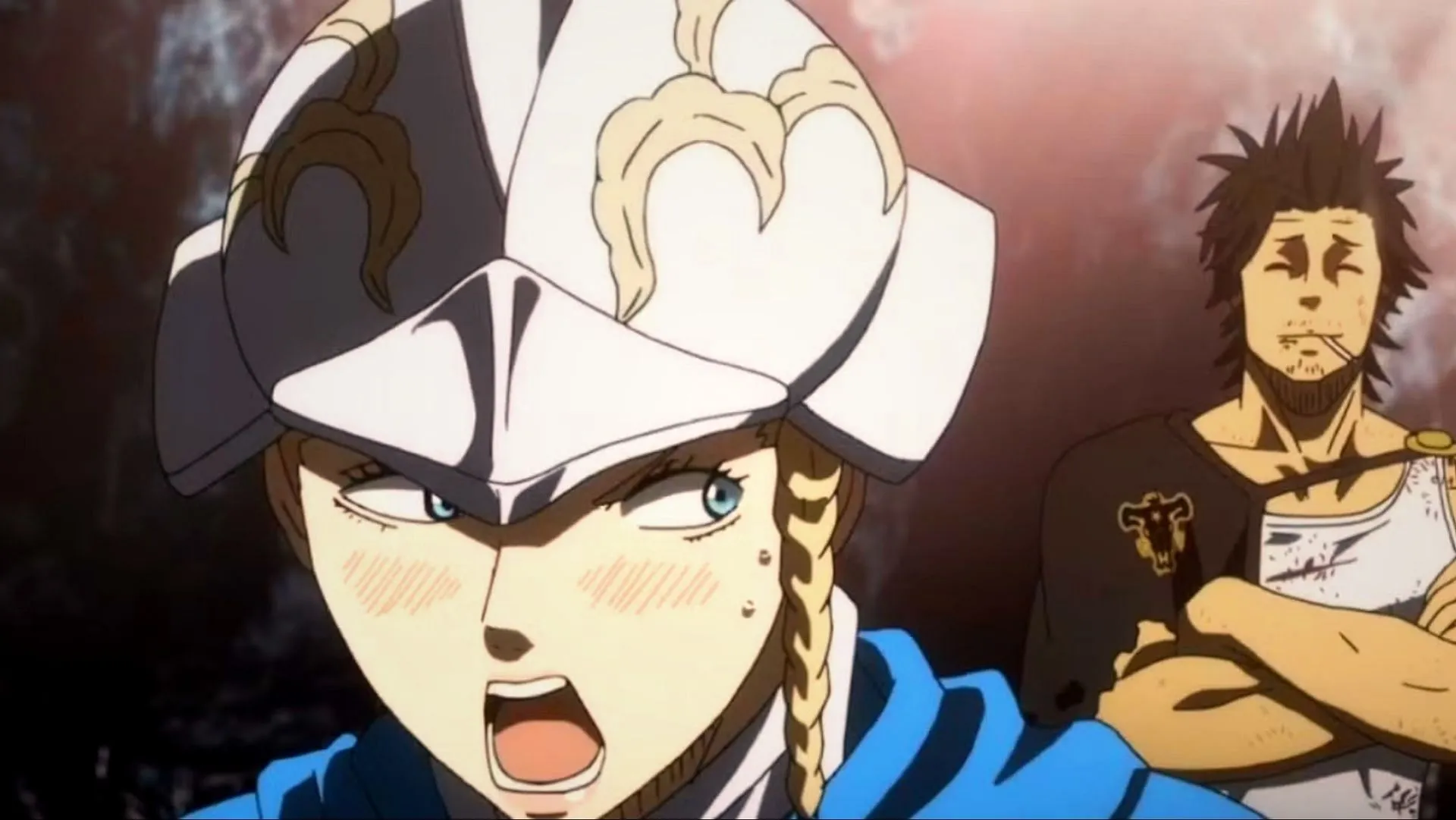Nervous Charlotte in front of Yami (Image via Pierrot)