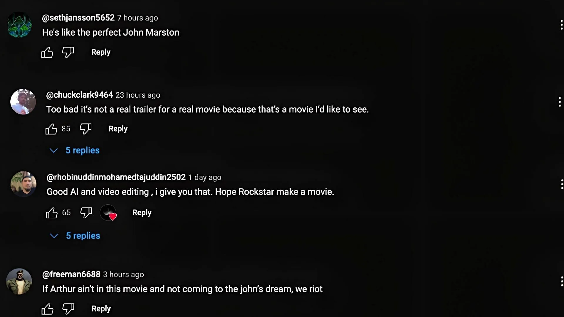 Fans want a movie adaptation of the Red Dead series Fans want a movie adaptation of the Red Dead series