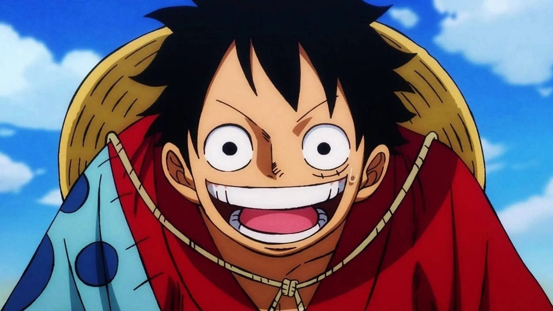 Monkey D. Luffy as seen in the One Piece anime (Image via Toei Animation)