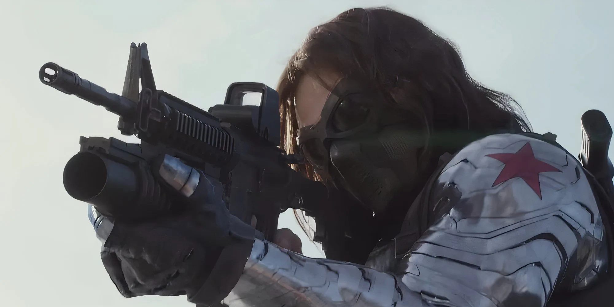 Bucky Barnes as the Winter Soldier in Captain America: The Winter Soldier Bucky Barnes as the Winter Soldier in Captain America: The Winter Soldier