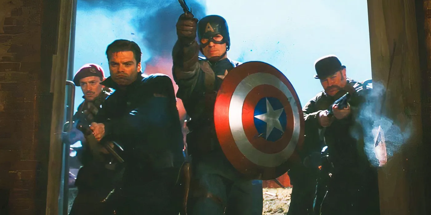Captain America with Howling Commandos