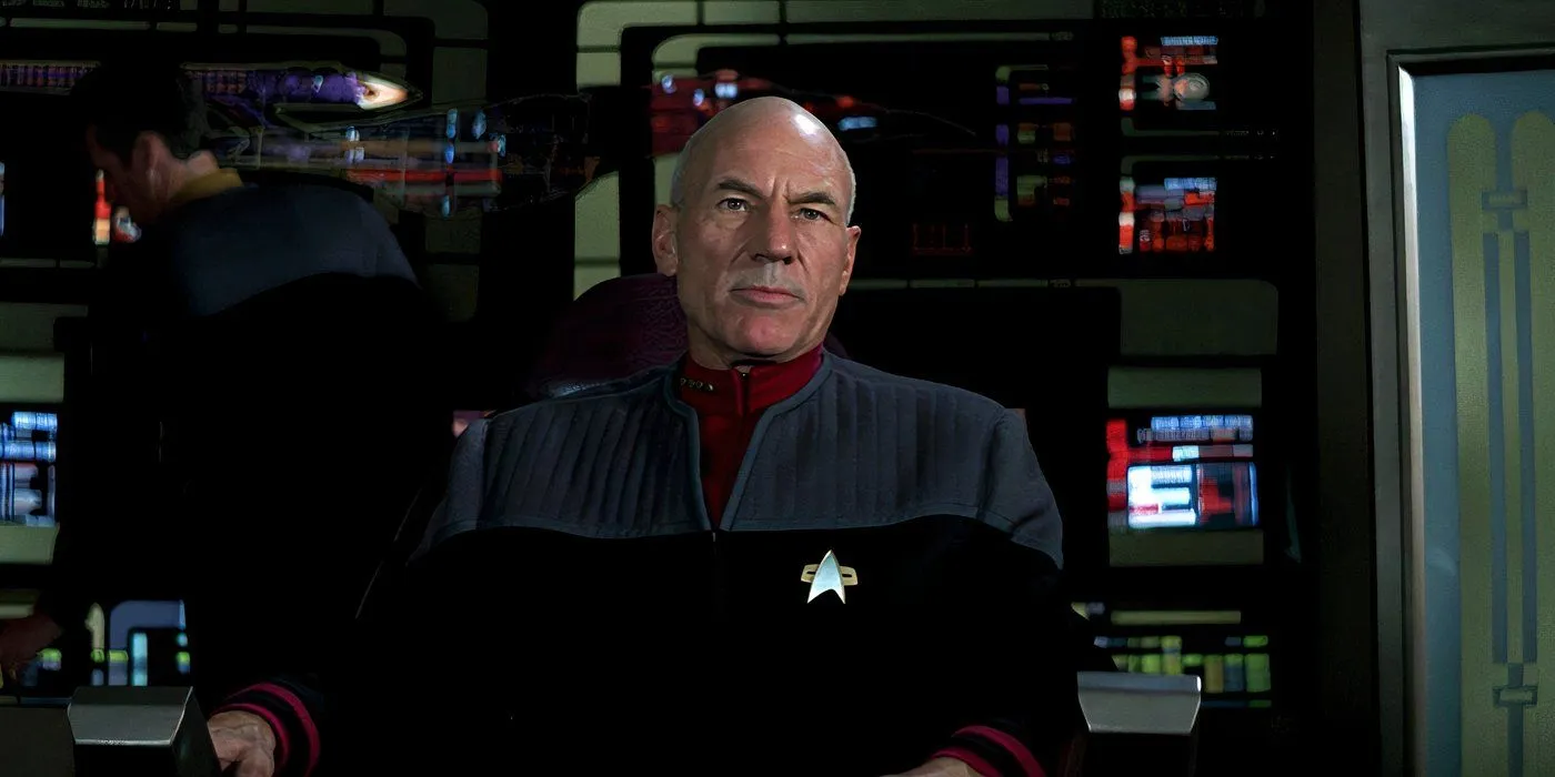 Captain Picard in First Contact Captain Picard in First Contact