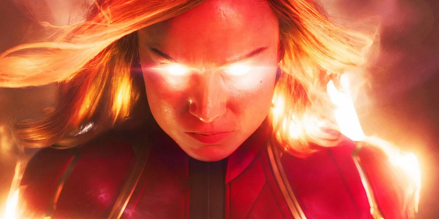 Carol Danvers realizing her true power