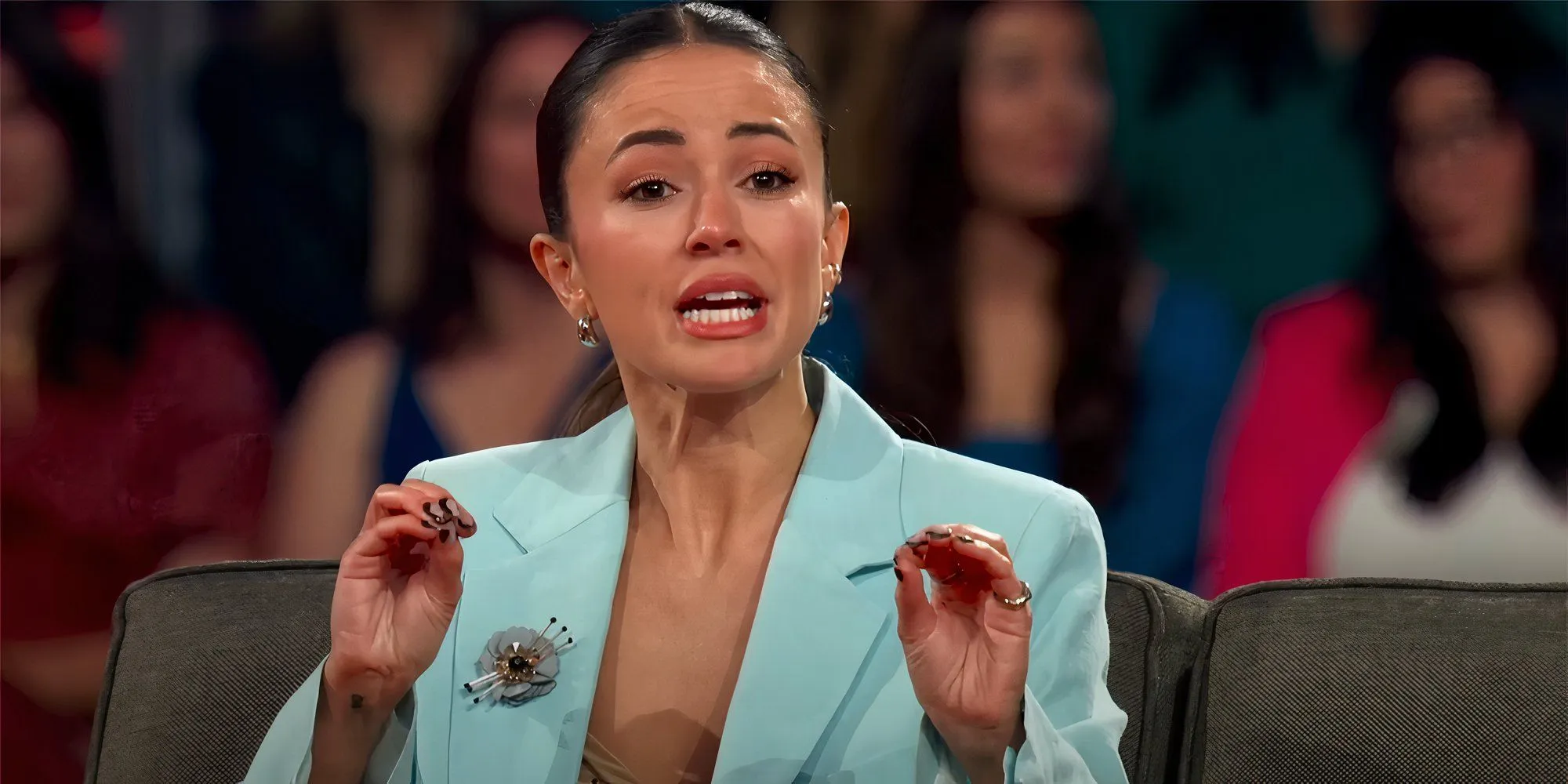 Carolina Sofia competing on The Bachelor