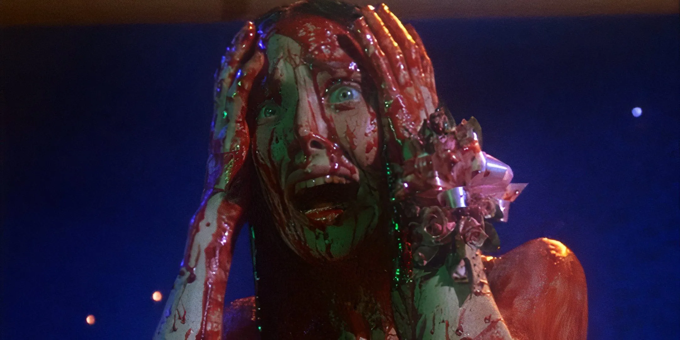 Carrie covered in pigs blood in the 1976 movie