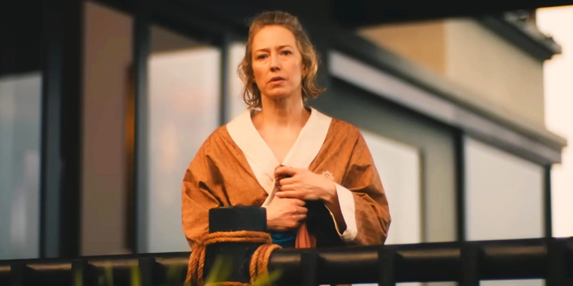 Carrie Coon as Laurie in The White Lotus