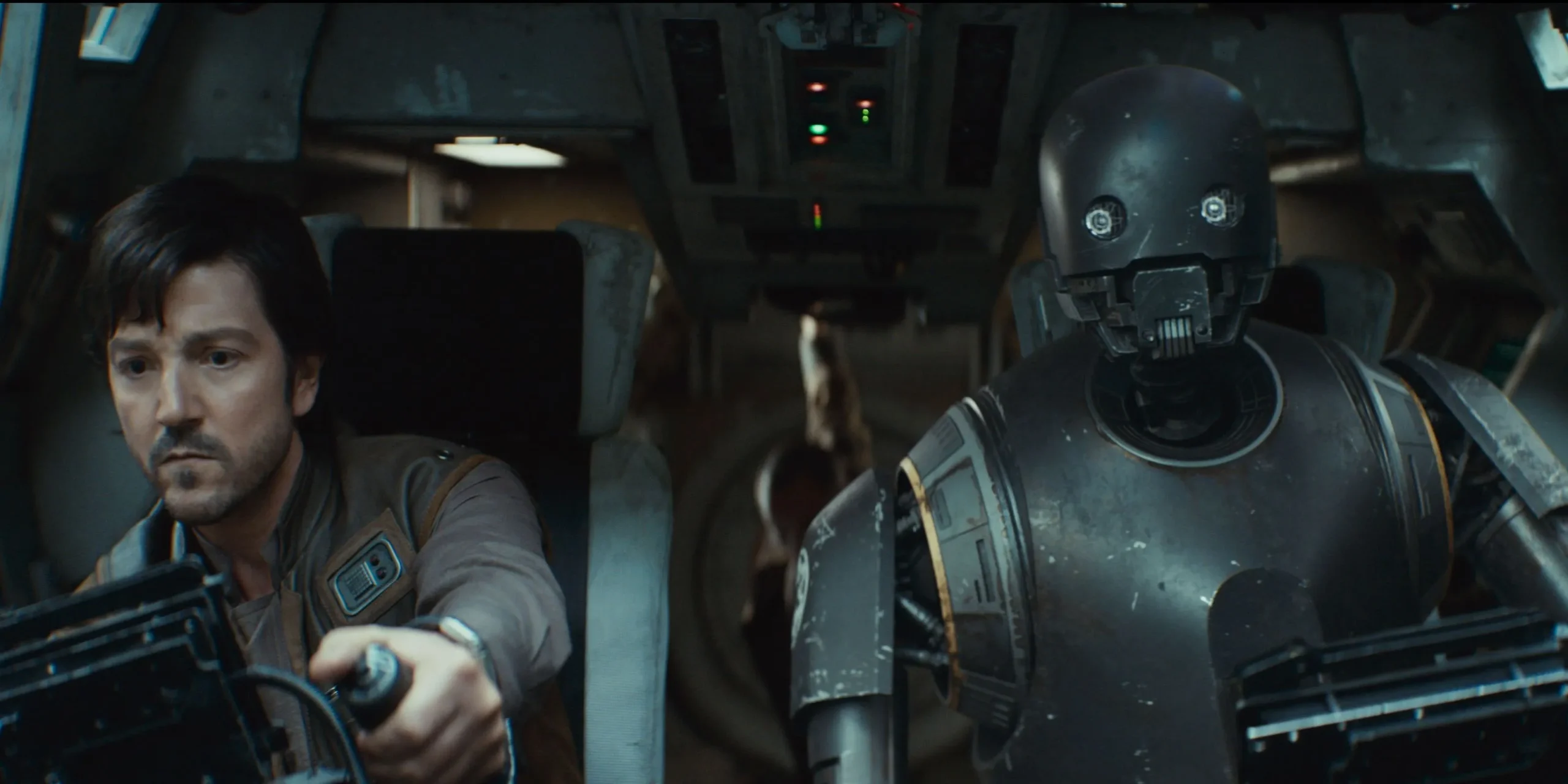 Cassian and K2SO in Andor season 2 Cassian and K2SO in Andor season 2