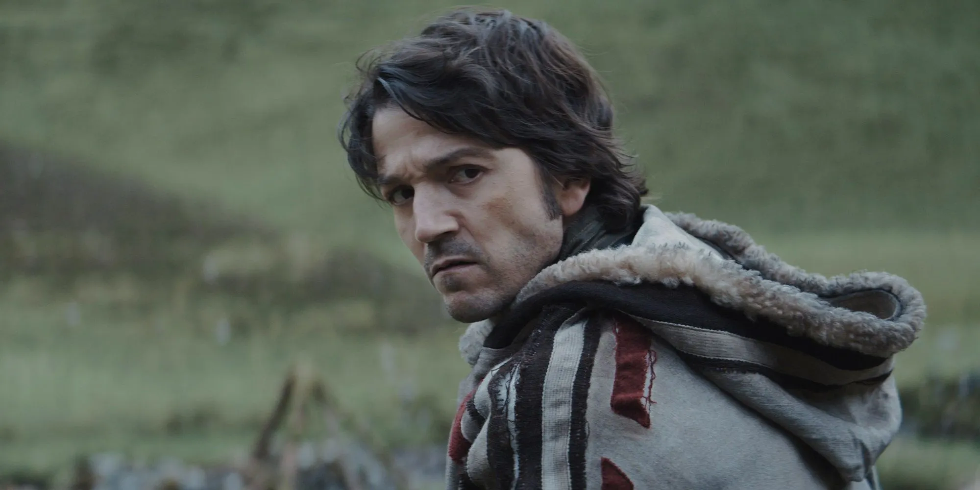 Cassian Andor on a mountain