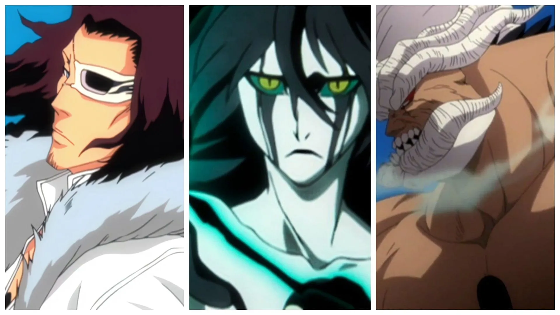 Starrk, Ulquiorra, and Yammi (Image via Studio Pierrot)