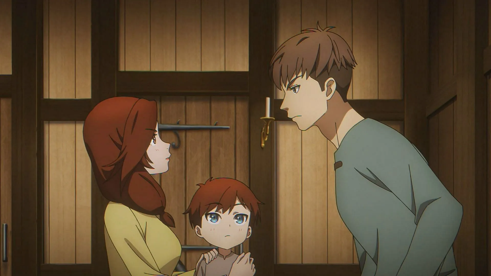 Arthur and his parents in episode 2 (Image via Studio A-CAT)