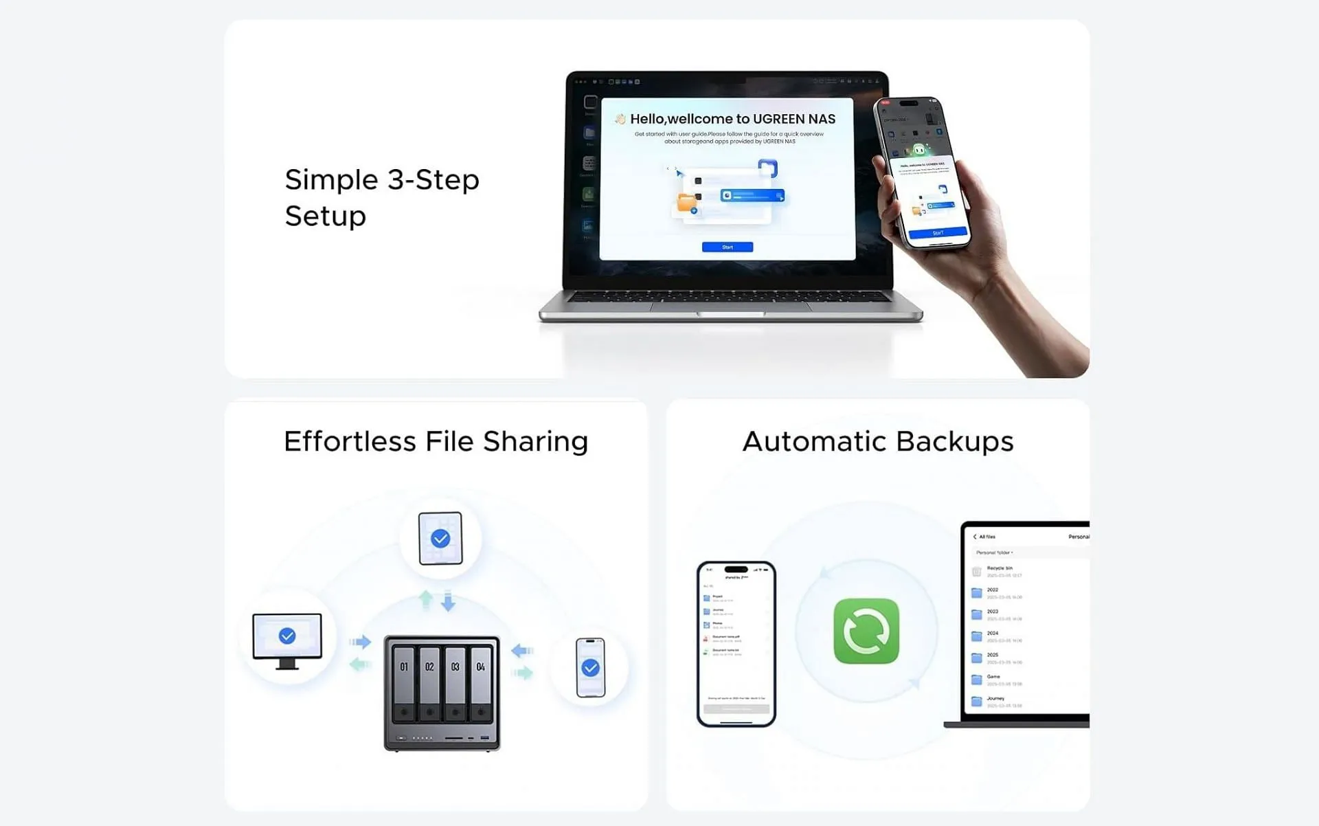 Better backup support with NAS (Image via UGreen)