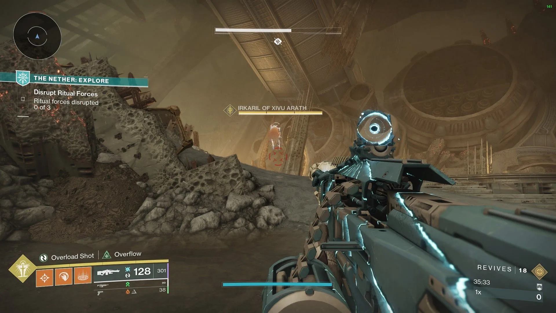 Facing the boss in Destiny 2 Hull Breach (Image via Bungie) Facing the boss in Destiny 2 Hull Breach (Image via Bungie)