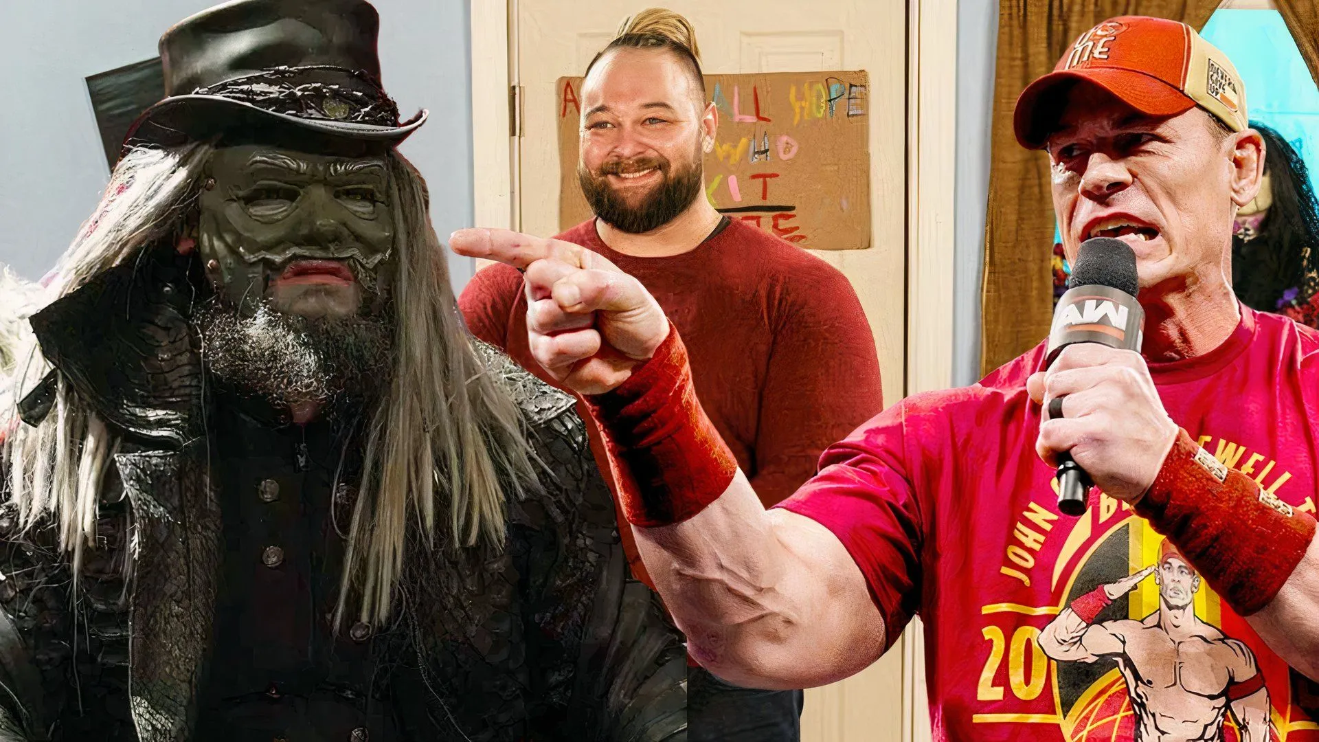 John Cena Uncle Howdy and Bray Wyatt featured image John Cena Uncle Howdy and Bray Wyatt featured image