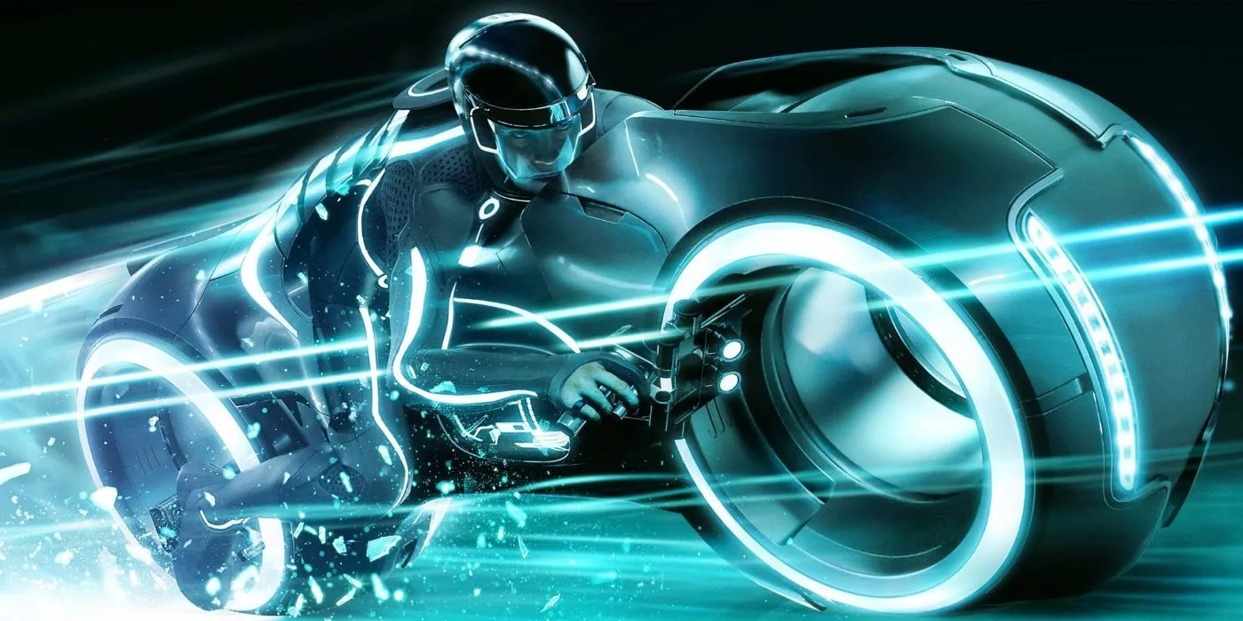 Character Riding in Tron: Legacy