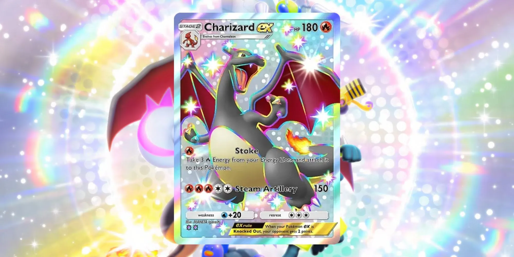 Shiny Charizard ex Card