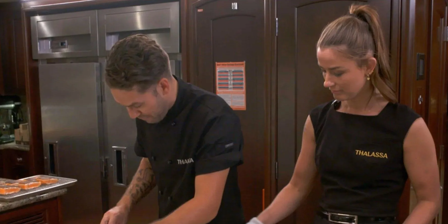 Chef Ryan McKeown with Aesha Scott Chef Ryan McKeown with Aesha Scott