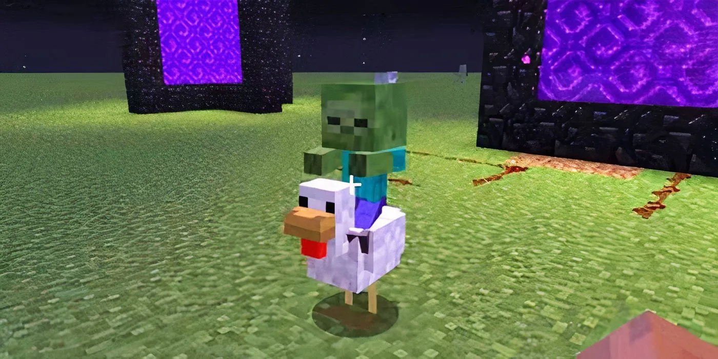 Minecraft Chicken Jockey