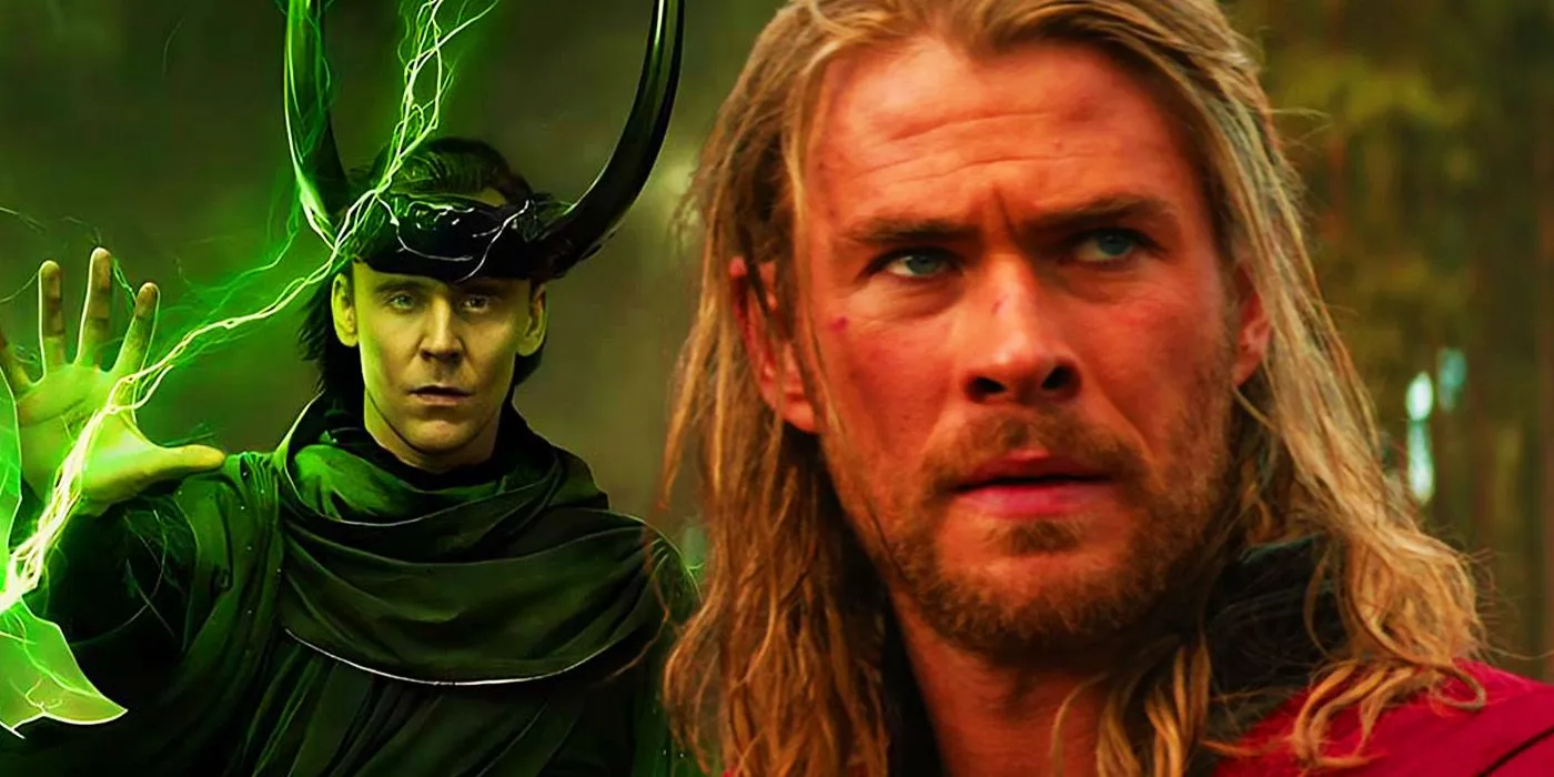 Chris Hemsworth's Thor in Thor The Dark World with Loki in season 2 finale poster Chris Hemsworth's Thor in Thor The Dark World with Loki in season 2 finale poster