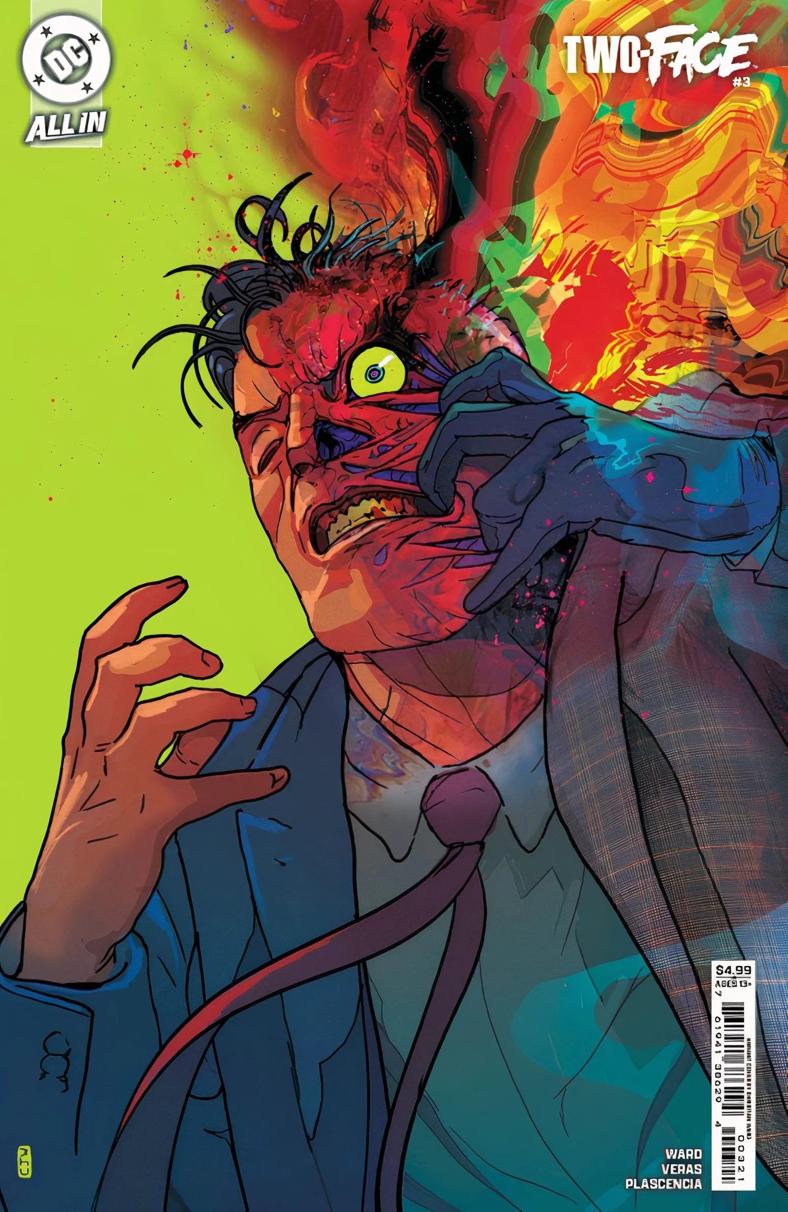 Christian Ward variant cover Two-Face #3 Christian Ward variant cover Two-Face #3