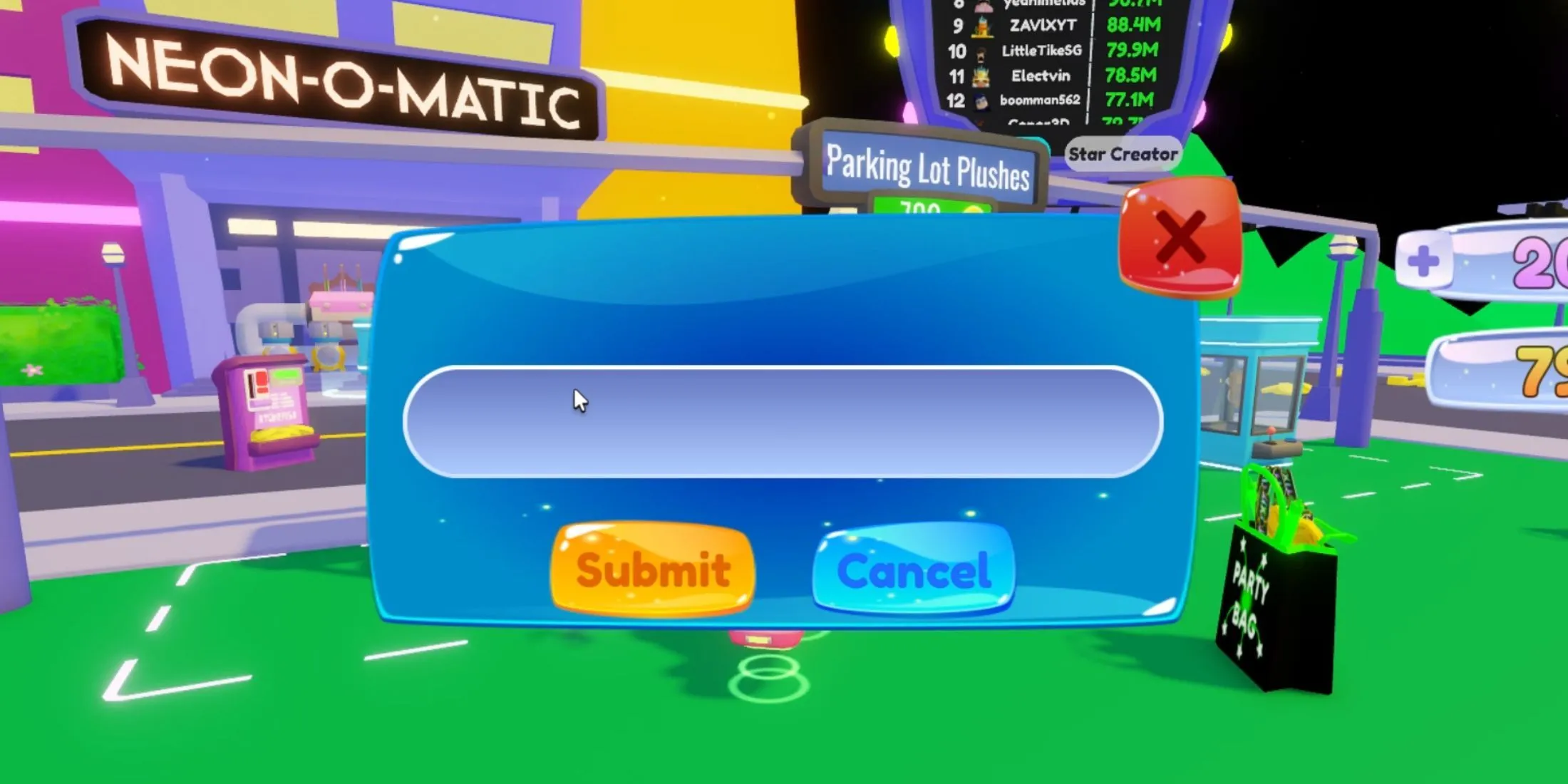 Claw Machine Simulator codes tab