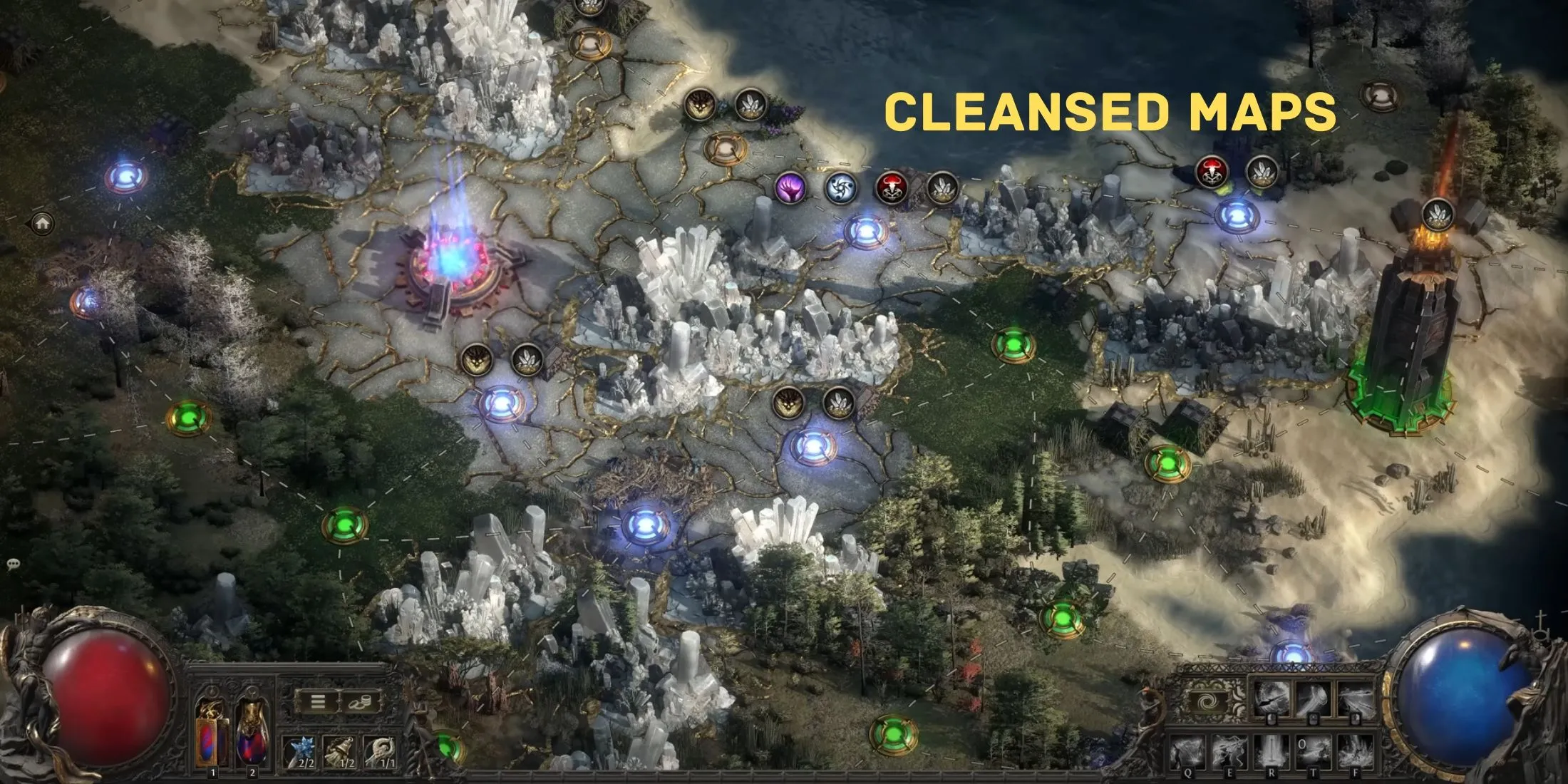 Cleansed maps in Path of Exile 2 Cleansed maps in Path of Exile 2