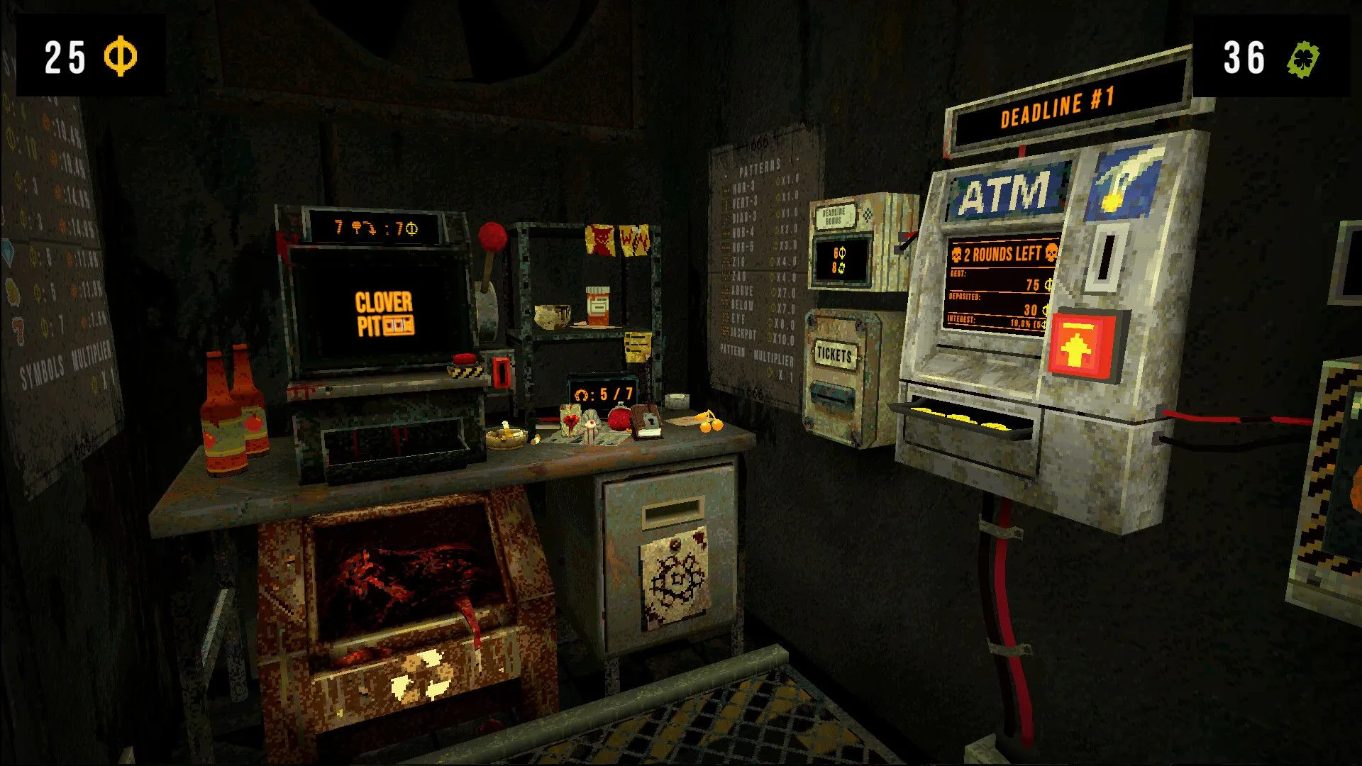 CloverPit gameplay room
