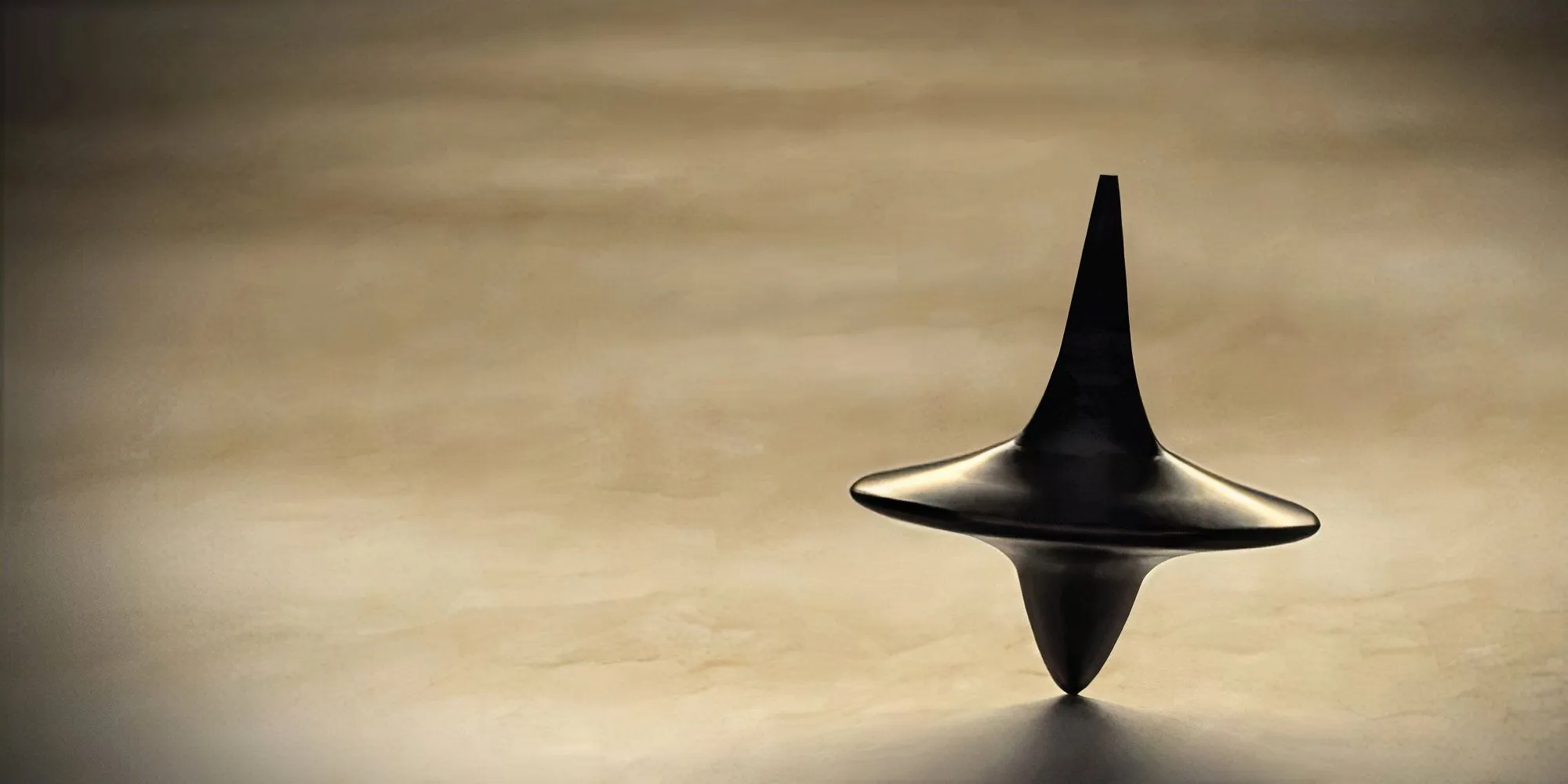 Cobb's totem spinning at the end of Inception