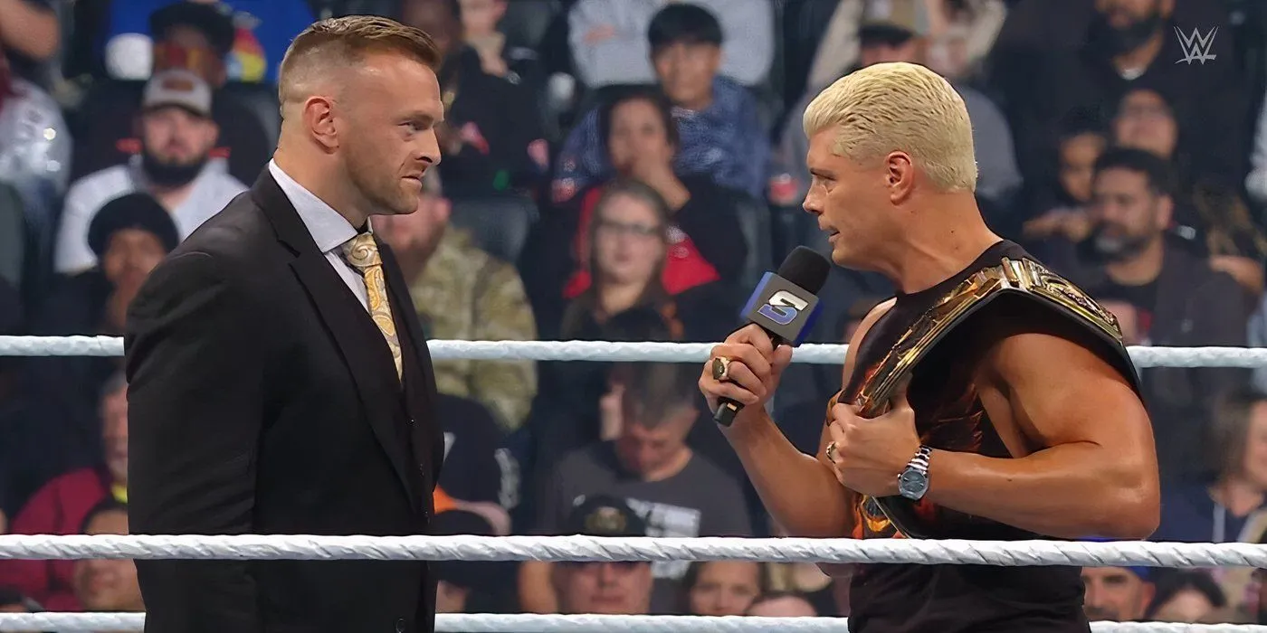 Cody Rhodes and Nick Aldis on WWE SmackDown Cody Rhodes and Nick Aldis on WWE SmackDown