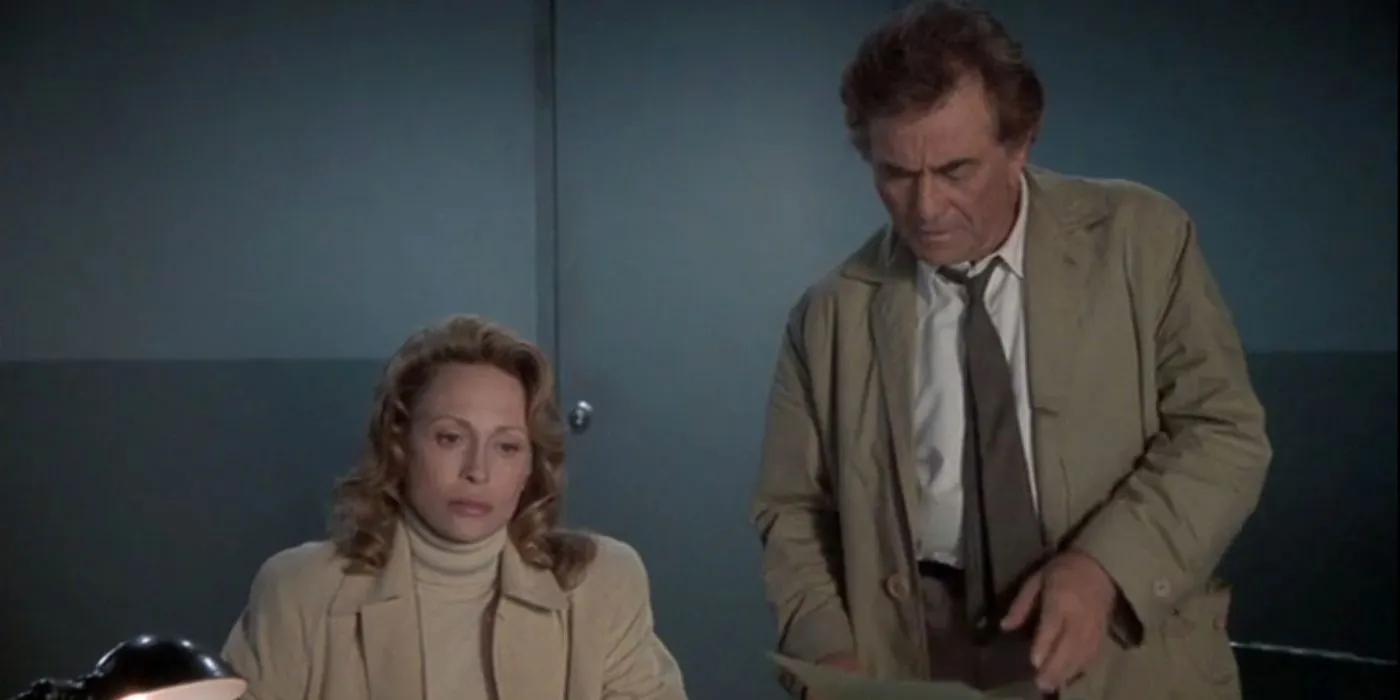Faye Dunaway and Columbo in columbo its all in the game episode Faye Dunaway and Columbo in columbo its all in the game episode