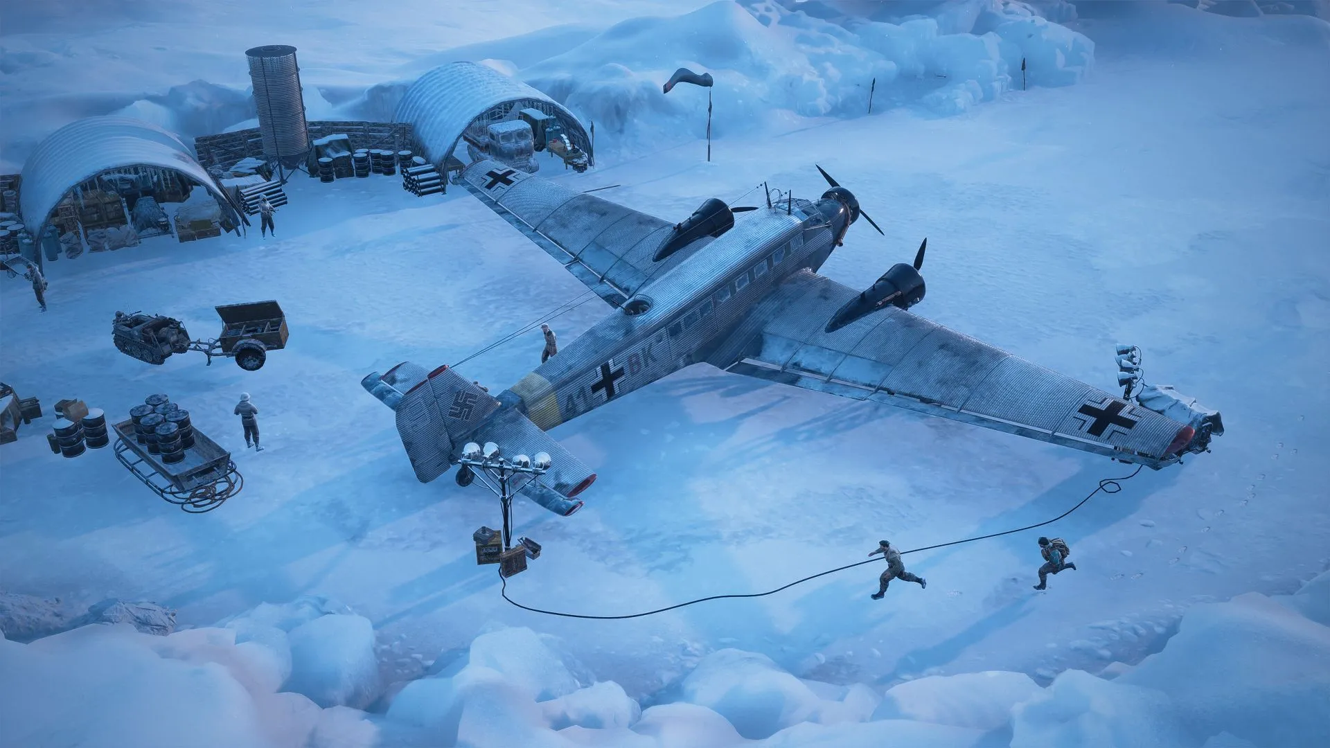 Commandos: Origins Airplane in Snow