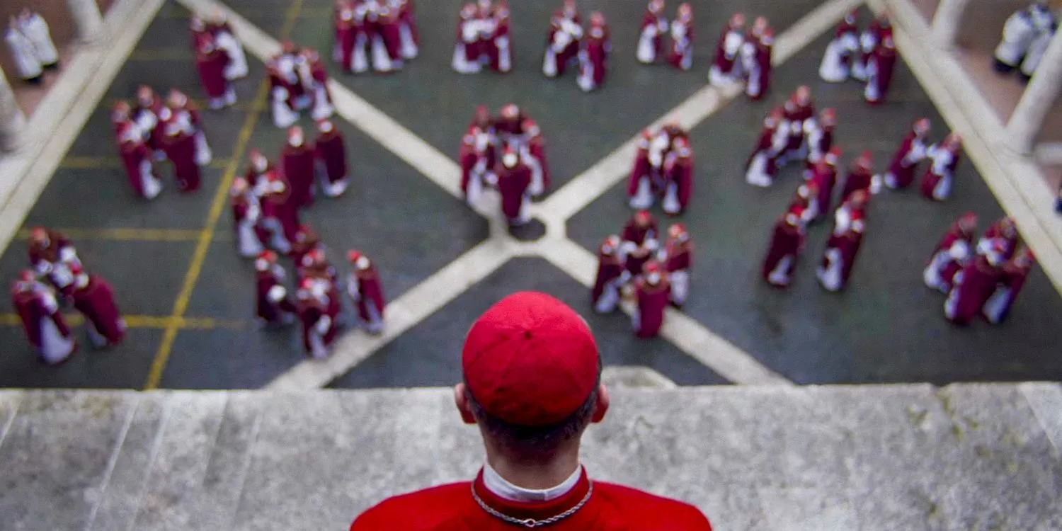 Cardinals in ritual in Conclave