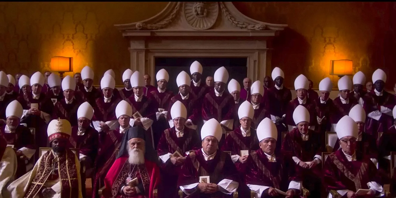 Cardinals voting in Conclave