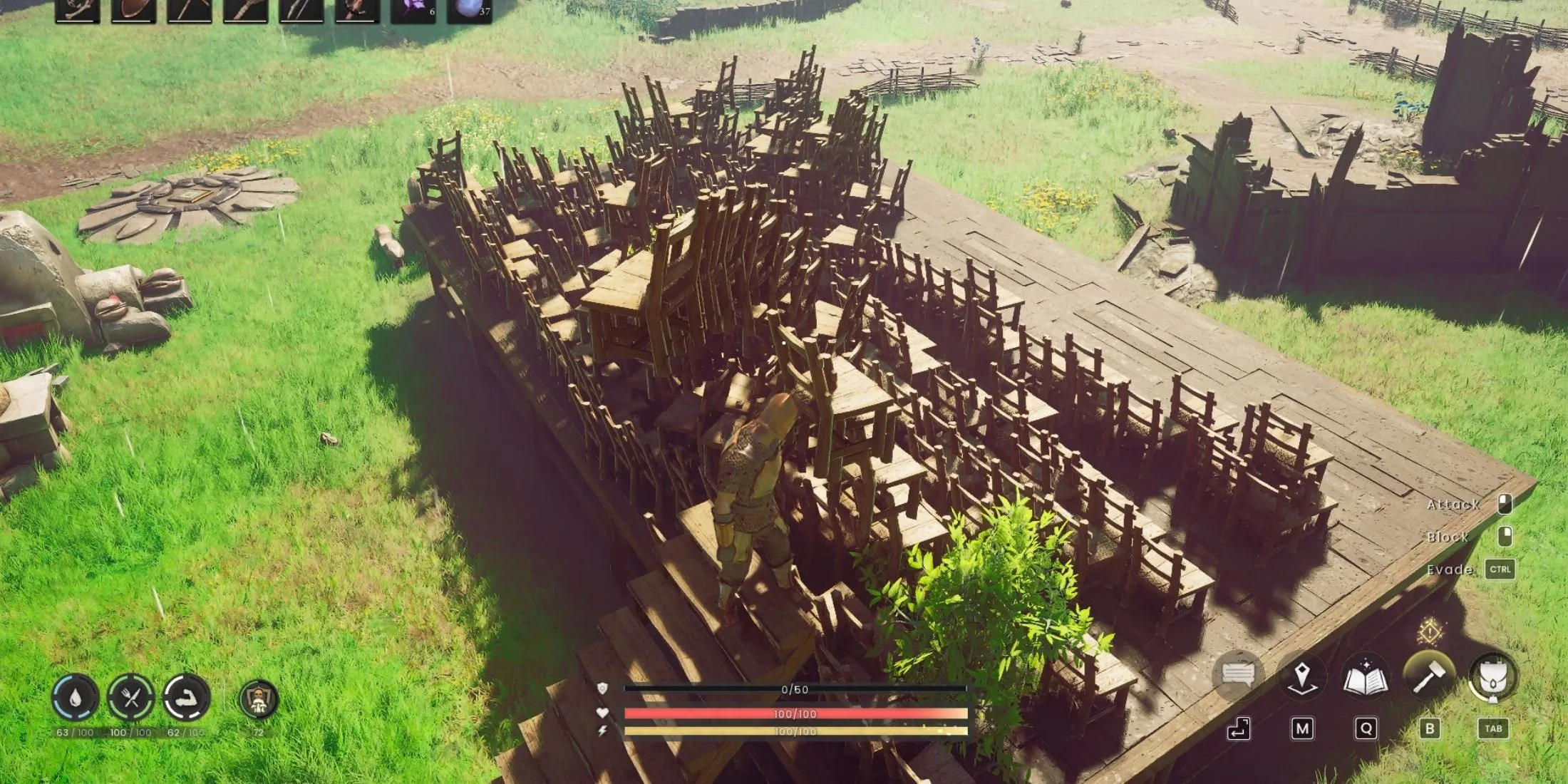 Construction Skill XP Farm in RuneScape: Dragonwilds