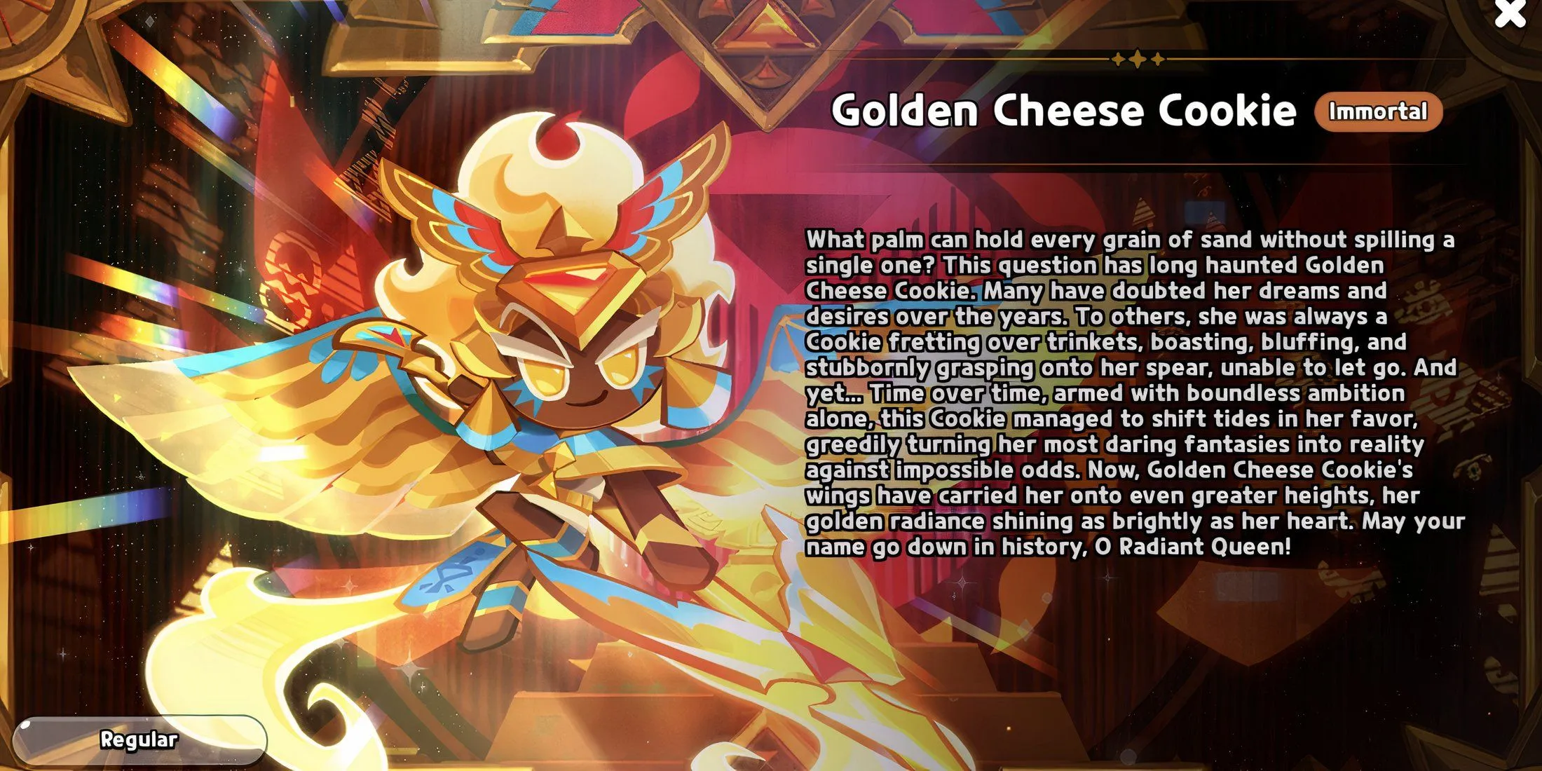 Golden Cheese Cookie First Encounter Animation