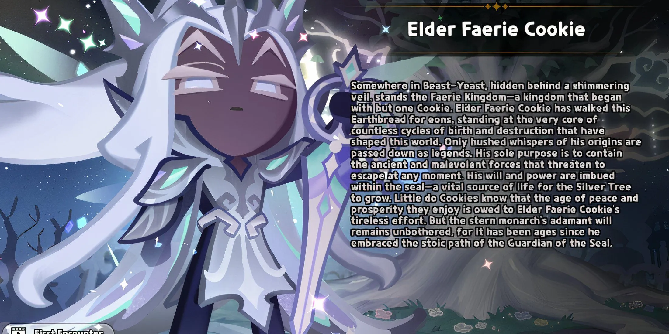 Elder Faerie Story Overview Elder Faerie Story Overview